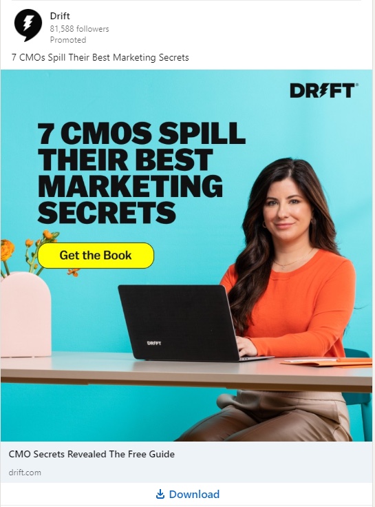 example of linkedin ads